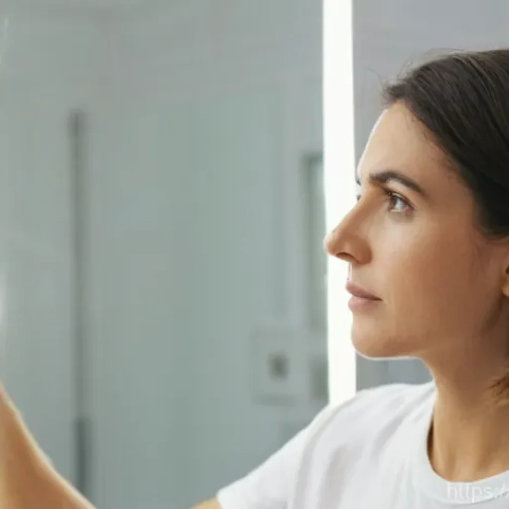 탈모 예방 샴푸 성분 비교 - The Personal Impact of Hair Loss and the Start of a Solution**
    "A candid, medium shot of an Ital...