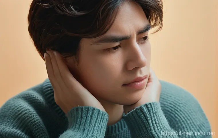 건조 두피를 위한 헤어세럼 - Prompt 1: "The Gentle Touch of Discomfort"**